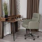 Компьютерное кресло TETCHAIR Dover хром, букле, олива