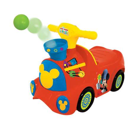 Каталка-пушкар Kiddieland Паровозик Микки Маус с шарами