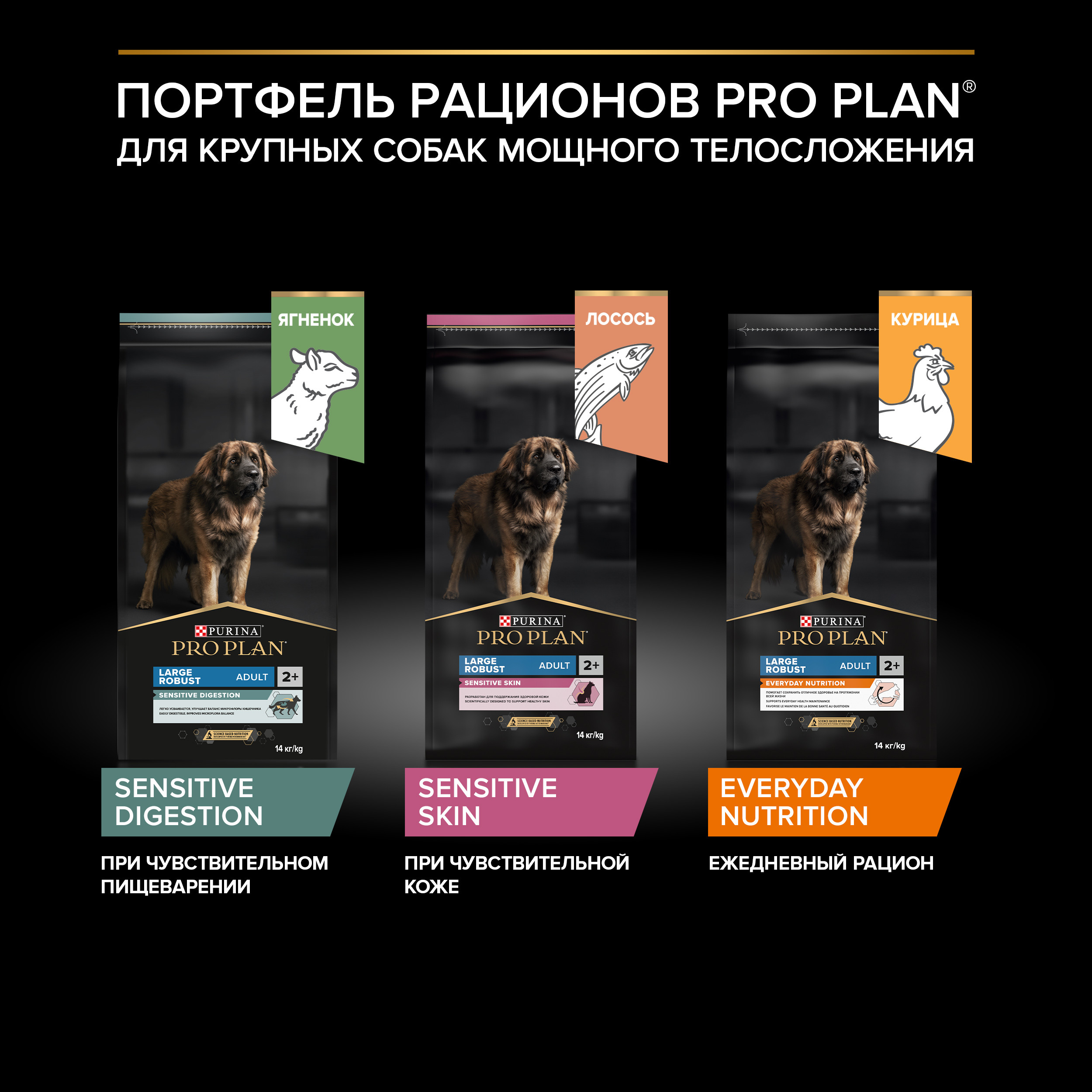 Корм для собак PRO PLAN крупных пород с мощным телосложением с чувствительной кожей с комплексом Optiderma лосось с рисом 14кг - фото 8