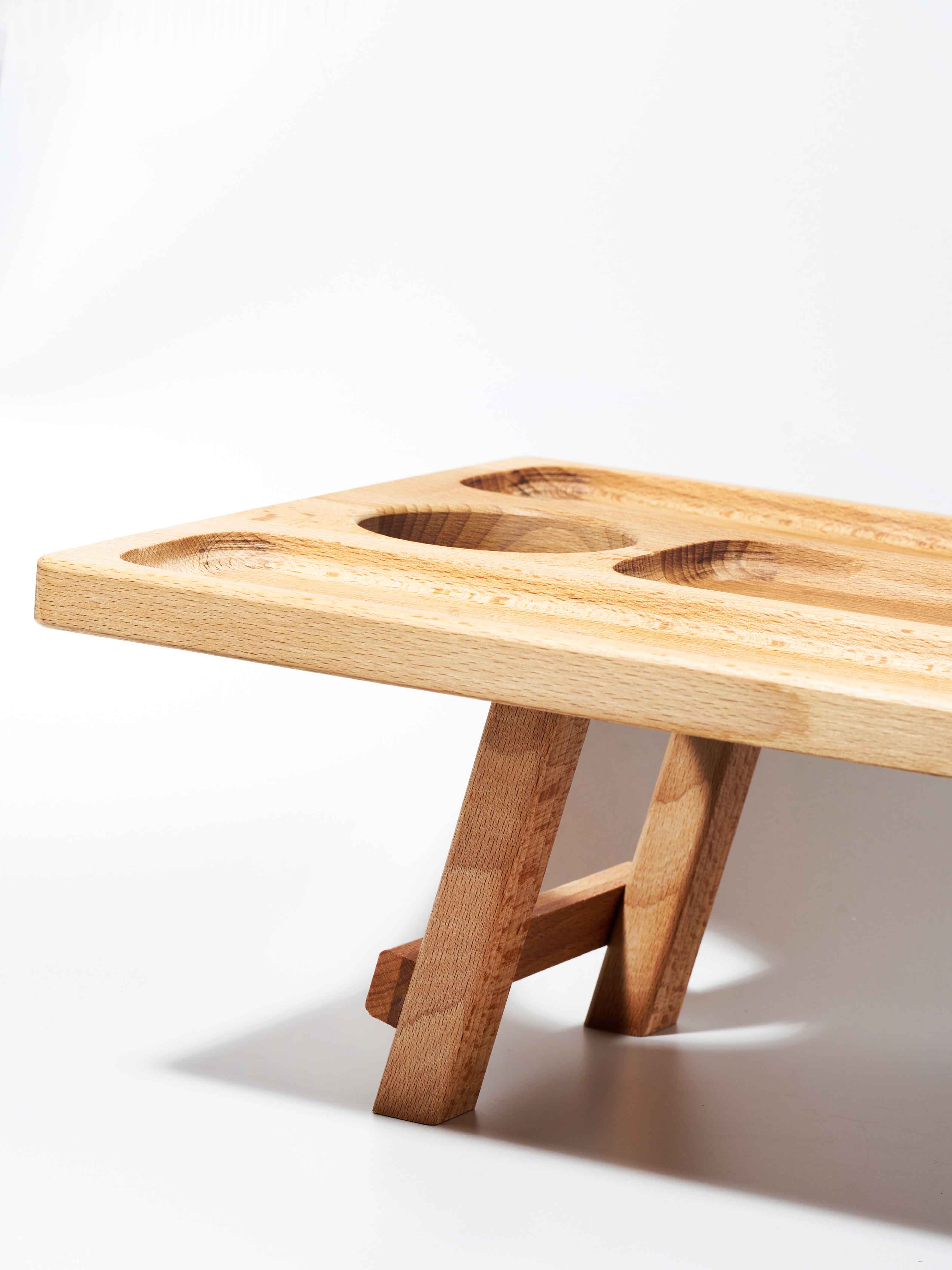 Столик Plates and More деревянный - фото 3