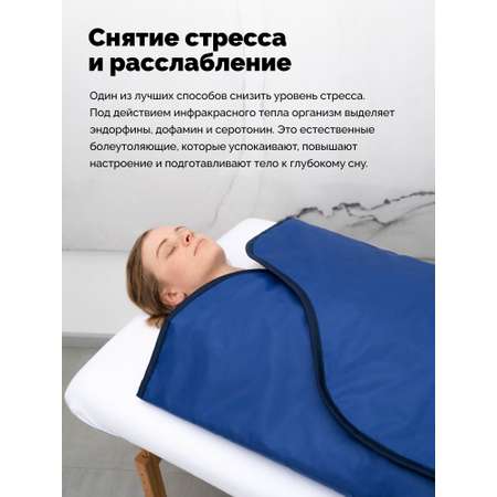 Электроодеяло EcoSapiens для обертывания и инфракрасной сауны Infrasauna 220х180 см