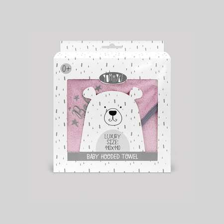 Полотенце с капюшоном YUMMYKI HT211 махровое 110х110 см