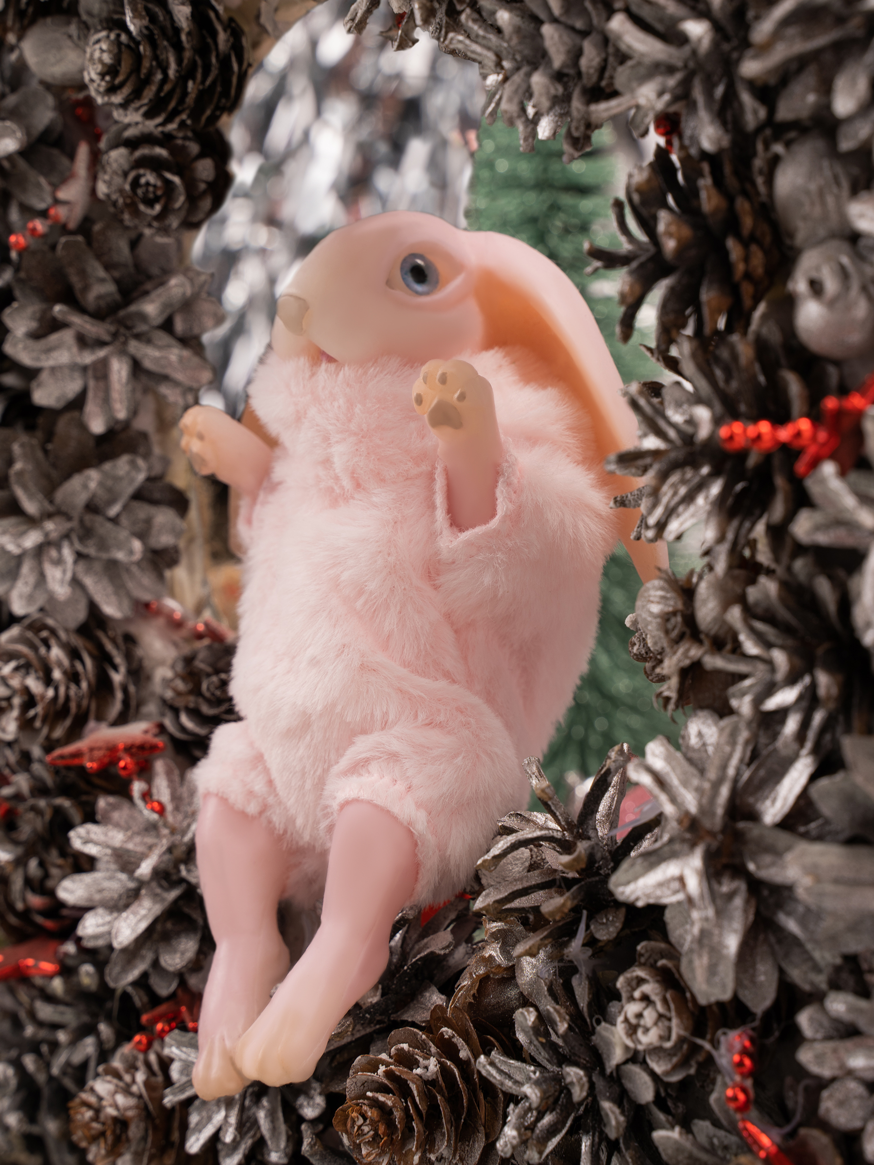 Кукла мини Magic Manufactory Magic history Зайчонок розовый высота 15 см 4631165602295 - фото 16