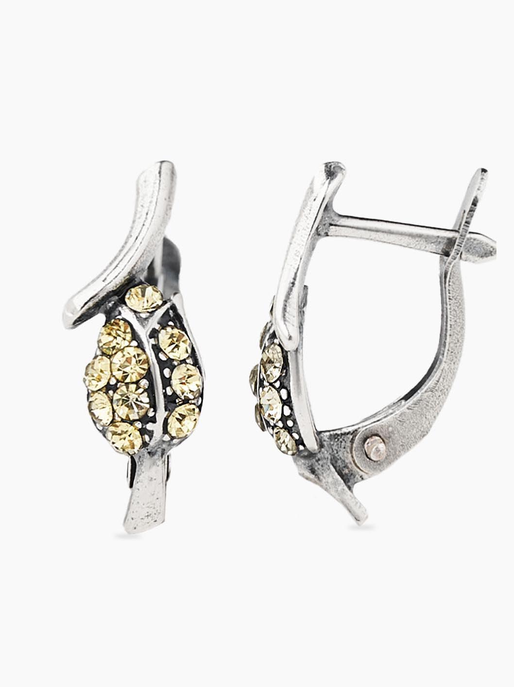 Серьги Shine and Beauty 80592-414-с-желтстр - фото 4