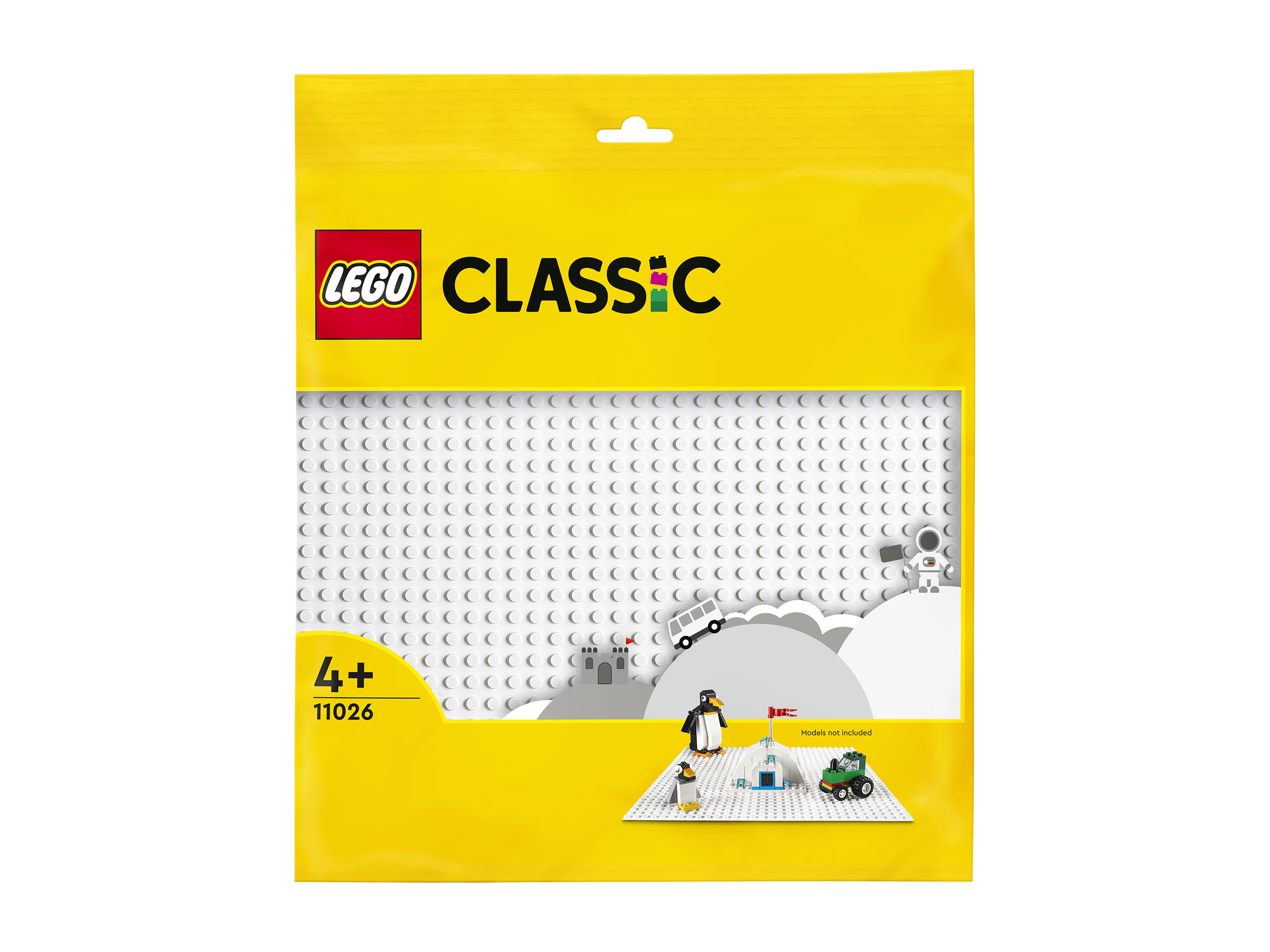 Конструктор LEGO Classic Белая базовая пластина 11026 1 дет. - фото 4