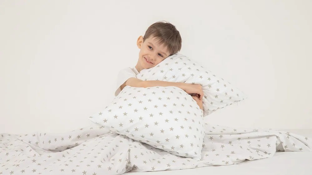 Комплект постельного белья askona kids Звезды серые (Stars gray) 2 предм. - фото 8