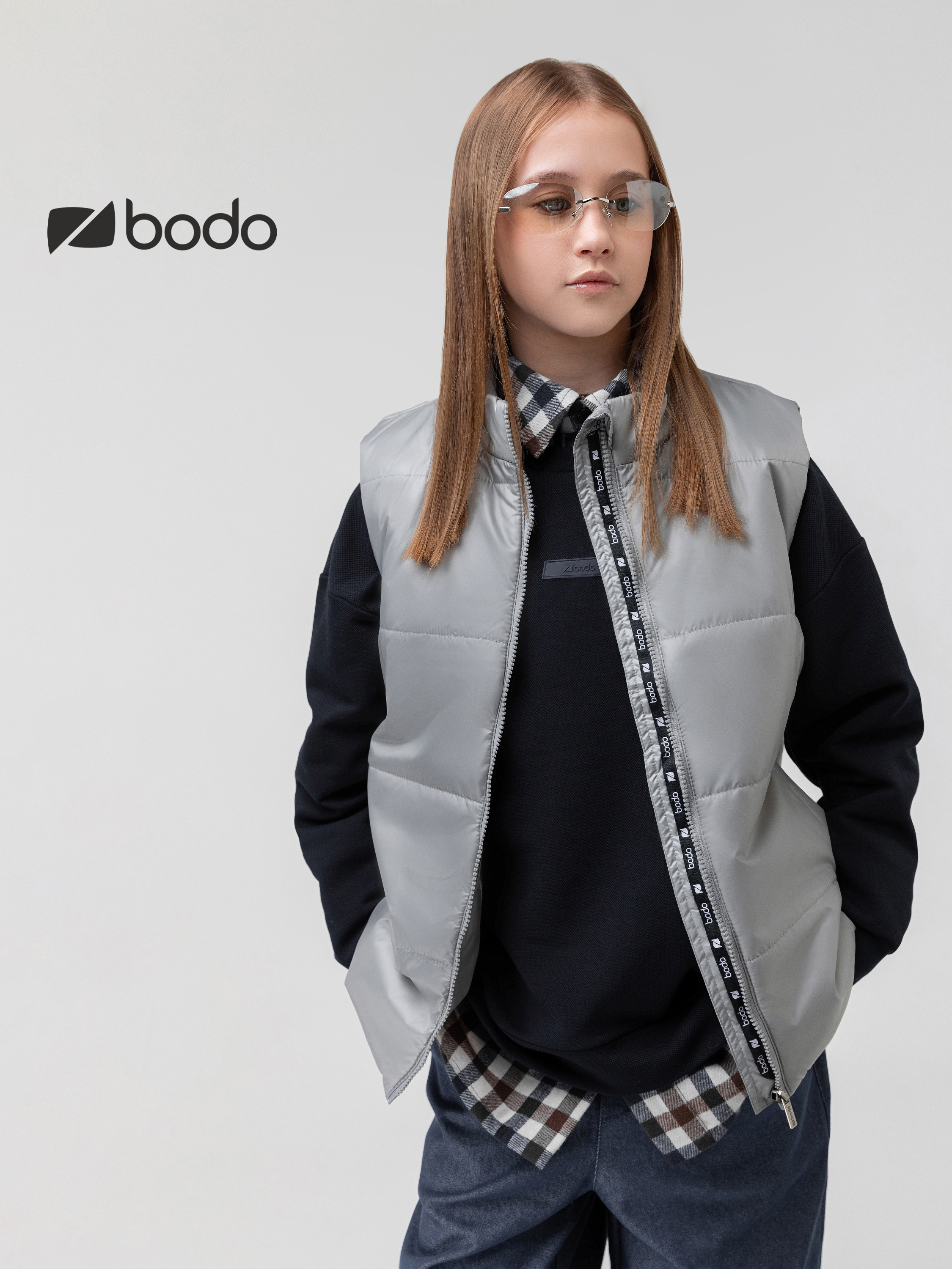 Жилет Bodo 41-10МU_серый - фото 5