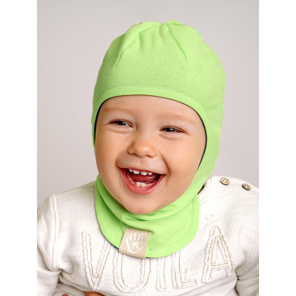 Шапка-шлем ПриКиндер U-A_221079 Цвет: Темно-синий/мята - фото 8