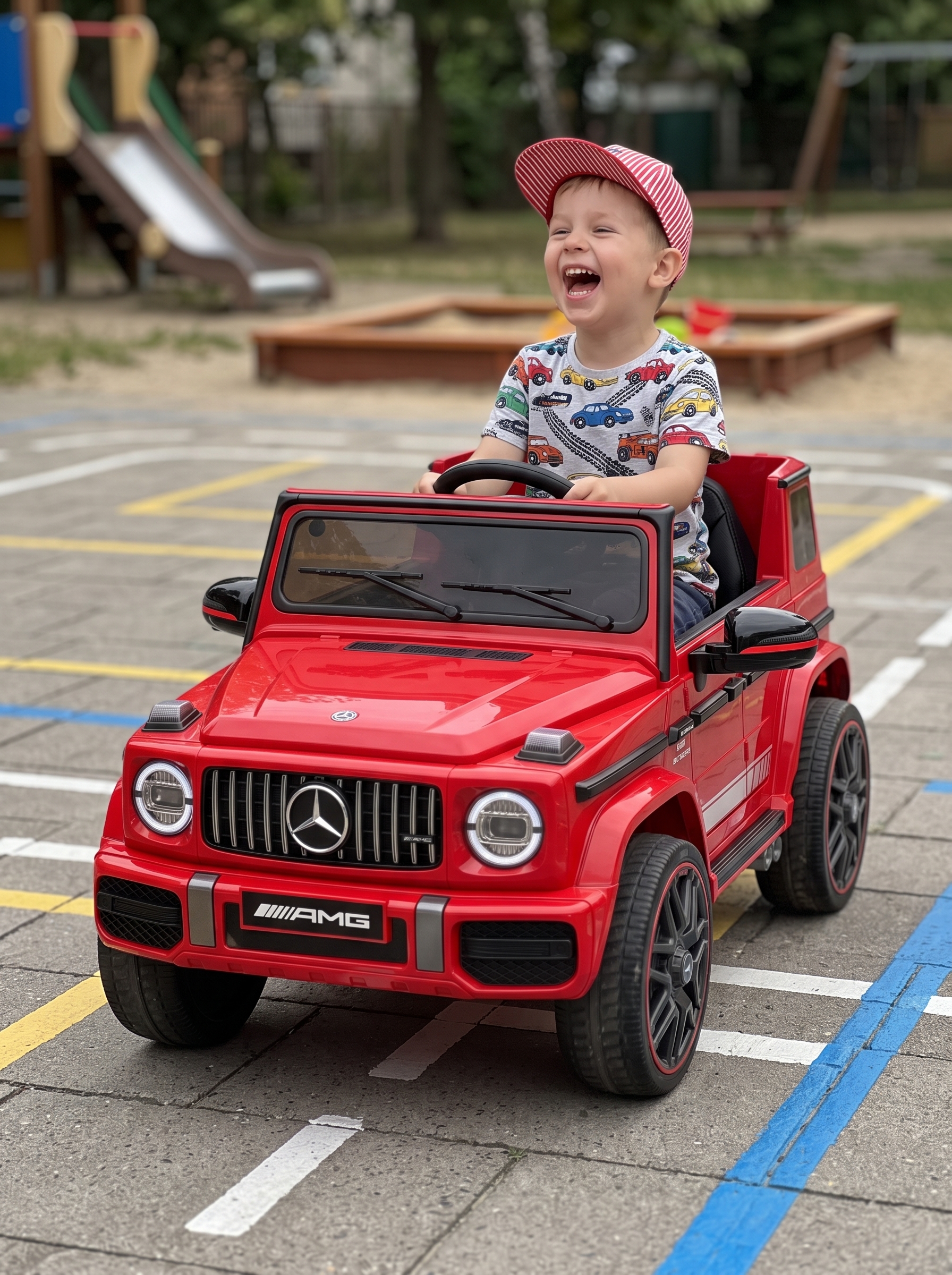 Электромобиль TOMMY Mercedes G63 Amg MB-5 С пультом ДУ - фото 2