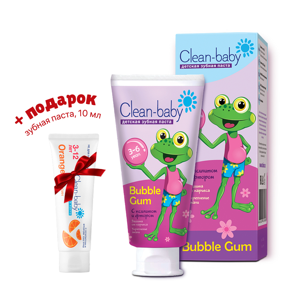 Зубная паста Clean-baby с фтором - фото 8