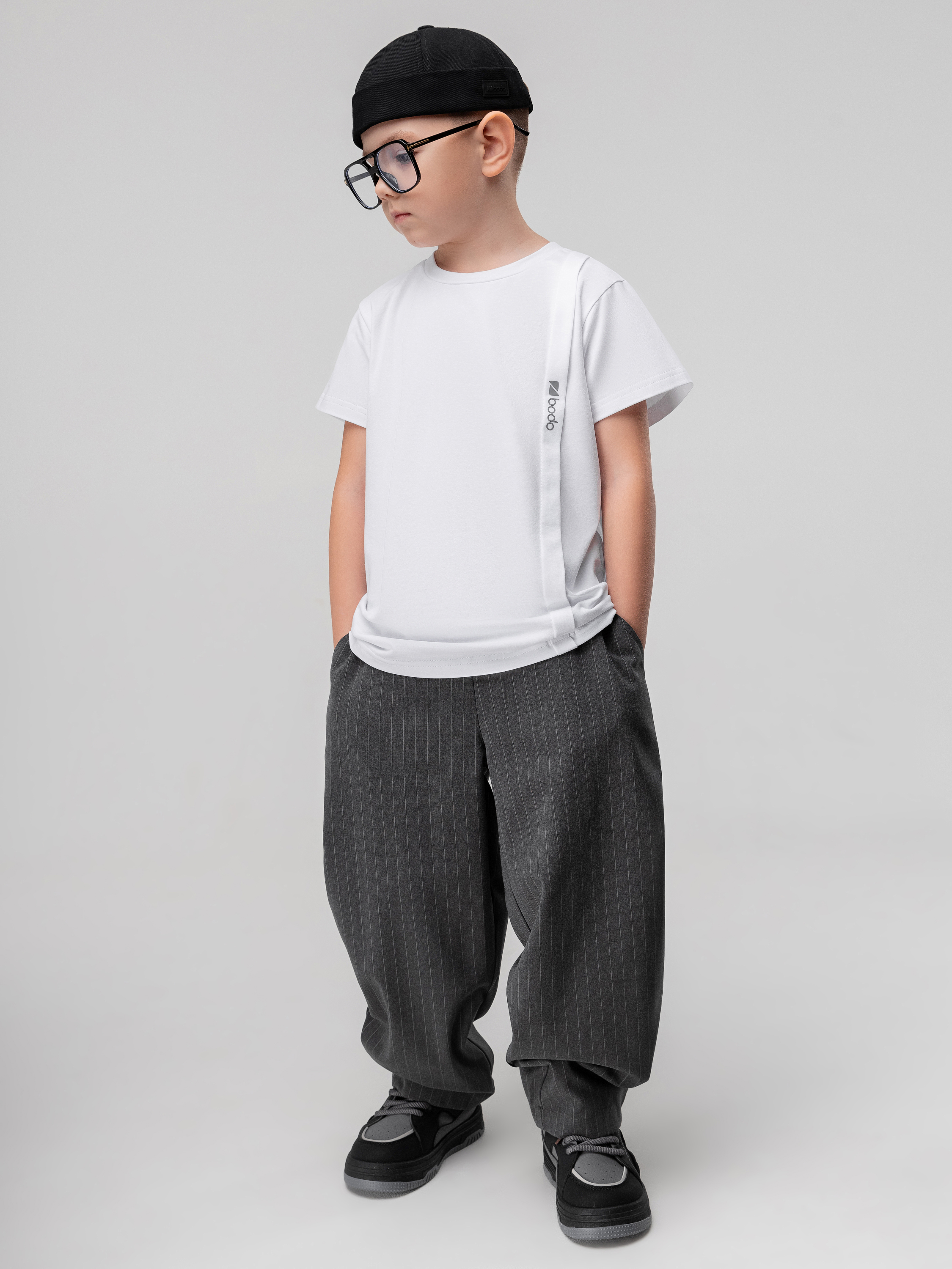 Брюки Bodo 6-638MU_серый (белый) - фото 1