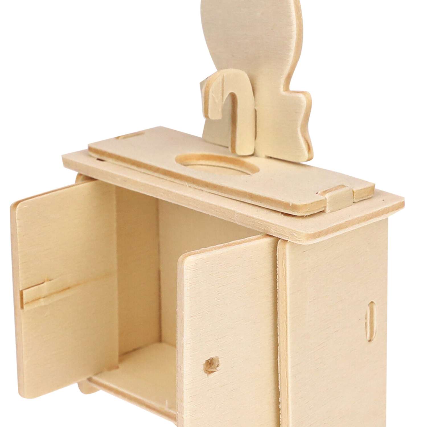 Конструктор Рыжий кот деревянный - фото 6