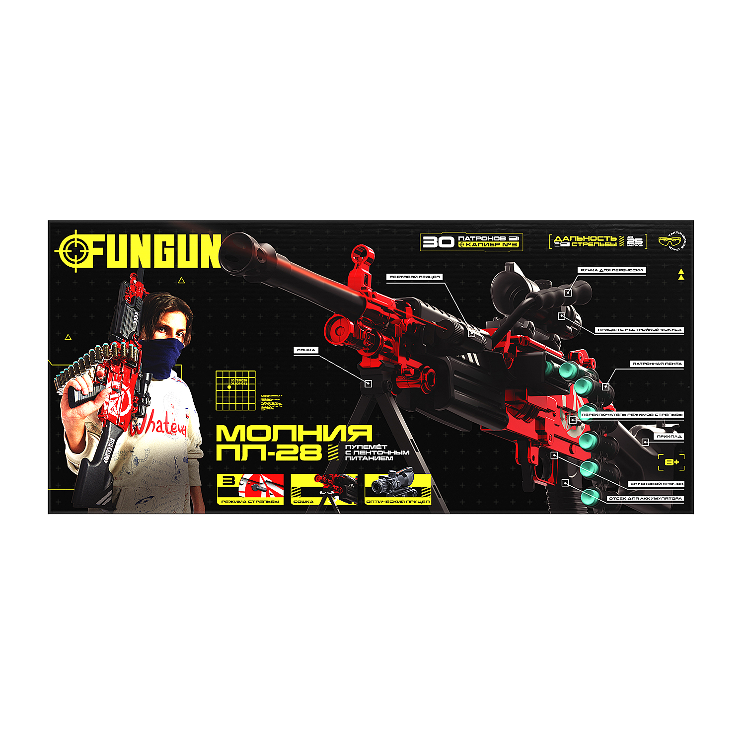 Пулемет FUNGUN Молния - фото 13