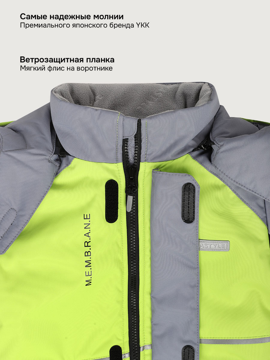 Костюм NIKASTYLE 7з5325 салат/черный - фото 10