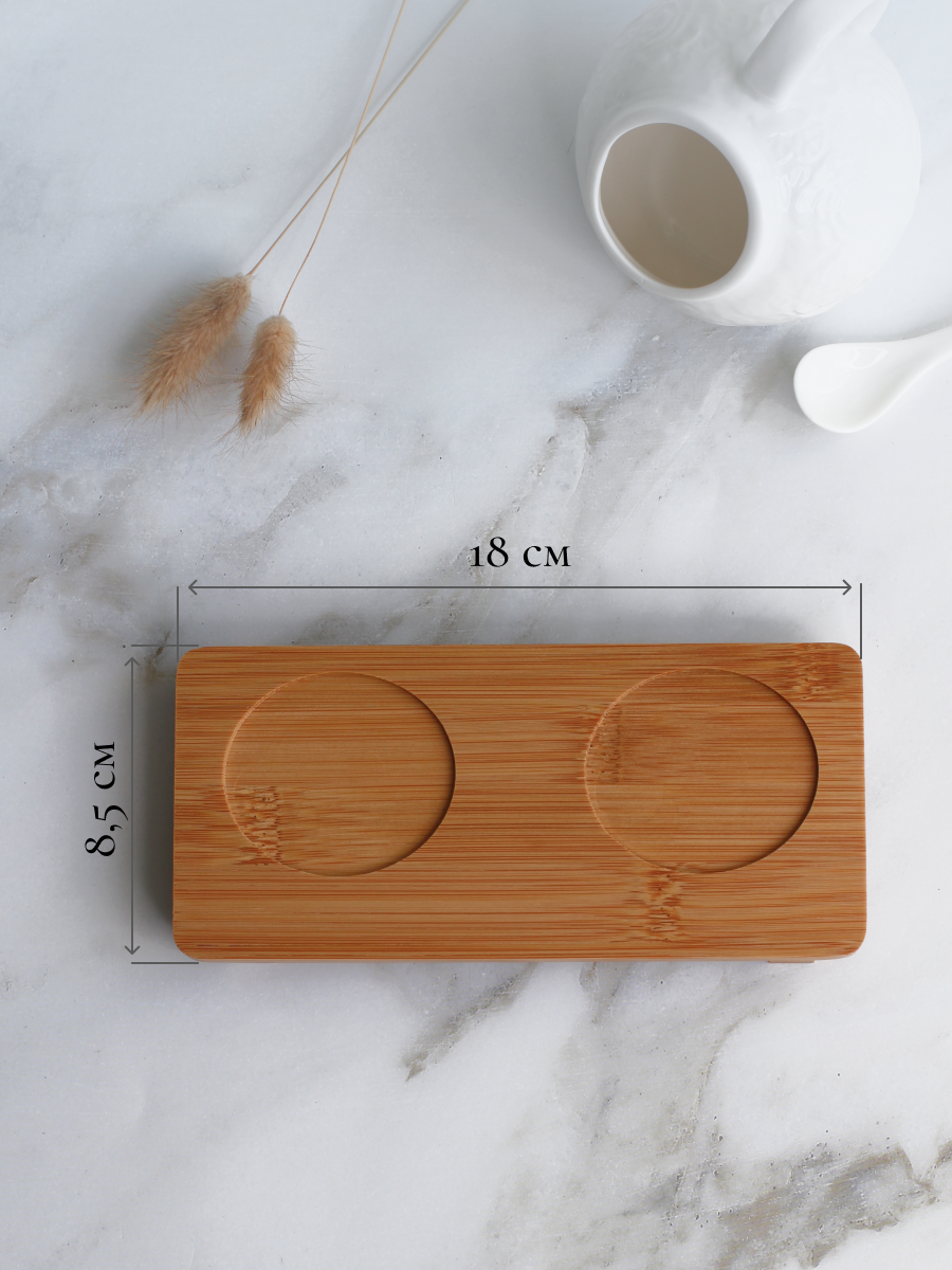 Набор баночек для специй Balsford 550 мл фарфоровых с ложечками на подставке - фото 7