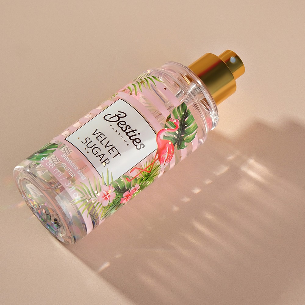 Мист парфюмированный BESTIES Shimmer mist velvet sugar 88 мл - фото 8