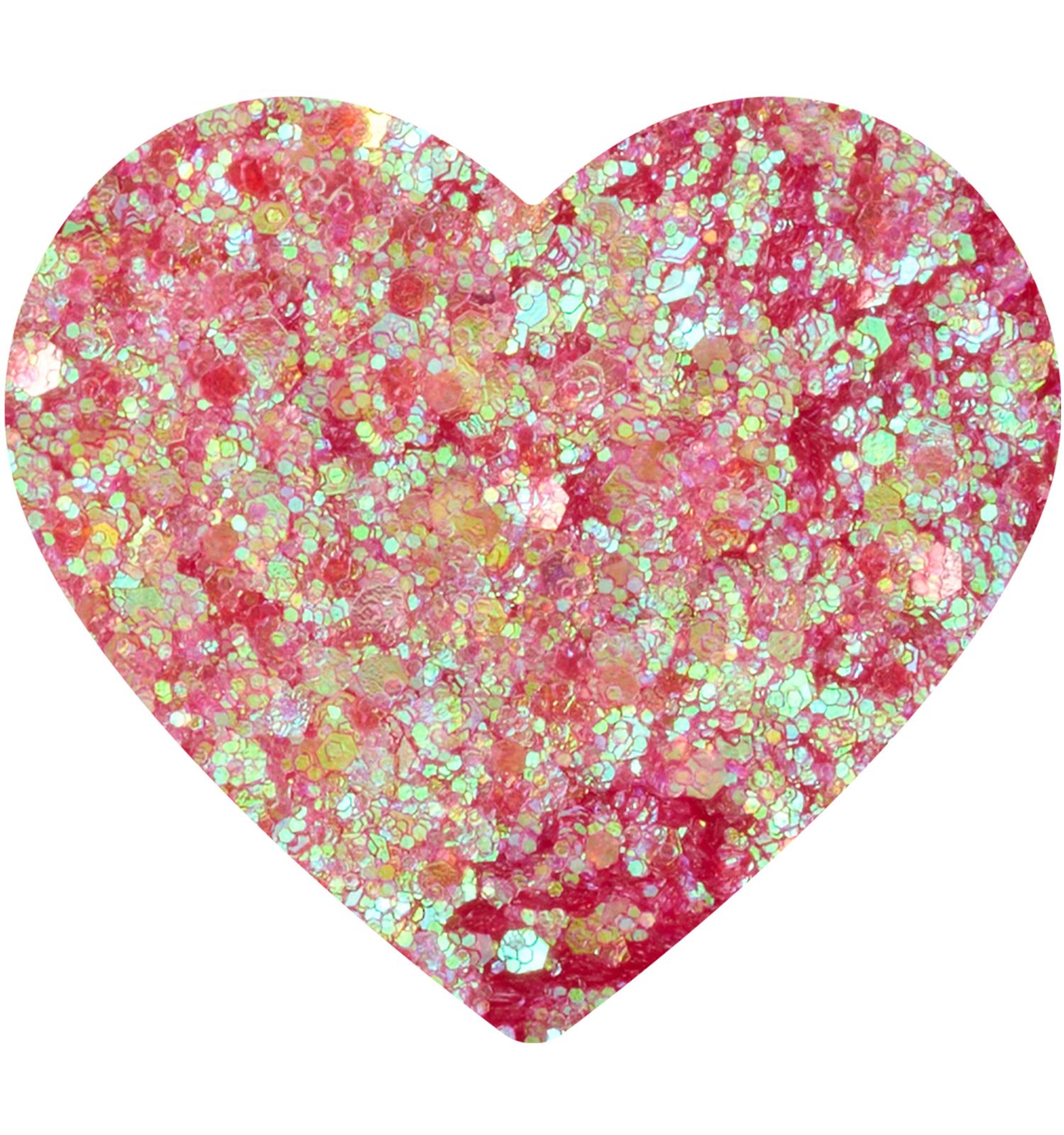 Глиттер для лица Love Generation We love glitter кремовая основа яркое сияние тон 01 красно-фиолетовый 1.8г - фото 2