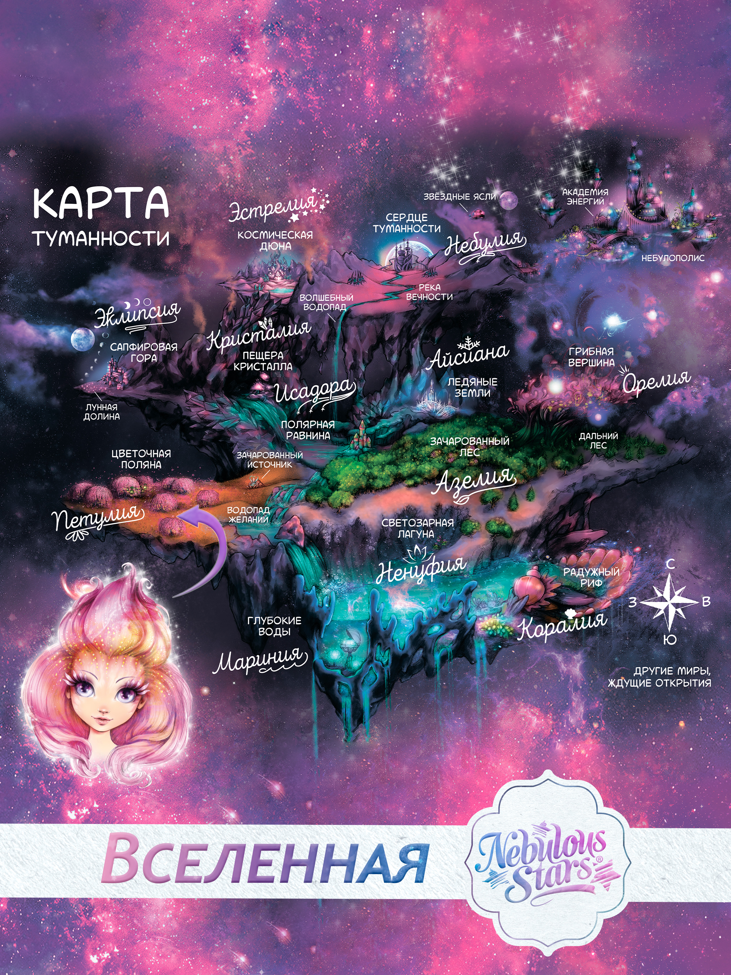 Книга для девочек Nebulous Stars Петулия и потерявшийся фералис - фото 12
