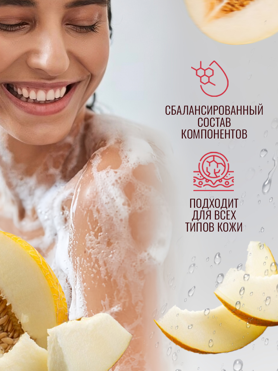 Гель EDEN Арбуз Дыня 320 мл 2 шт. - фото 6