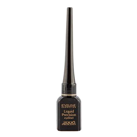 Подводка EVELINE Iquid precision liner 2000 procent жидкая водостойкая черная