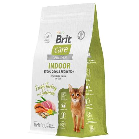 Корм для кошек Brit Care 1.5кг с индейкой и лососем сухой