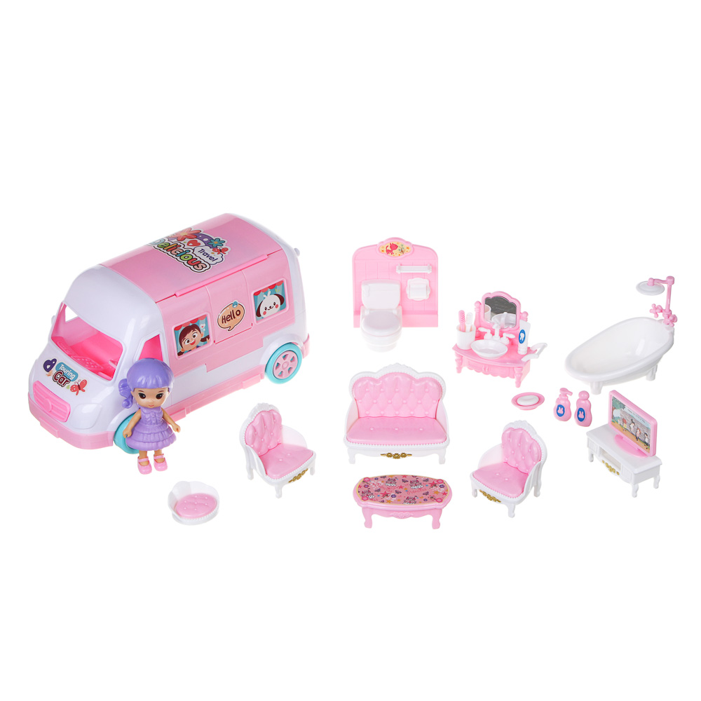 Домик для кукол Игроленд с мебелью 278-135 - фото 2