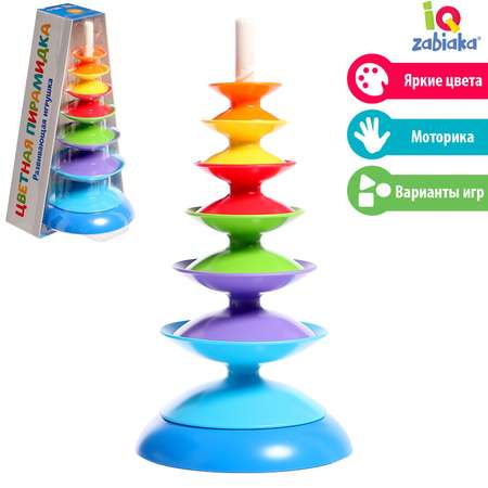 Игрушка IQ-ZABIAKA пирамидка