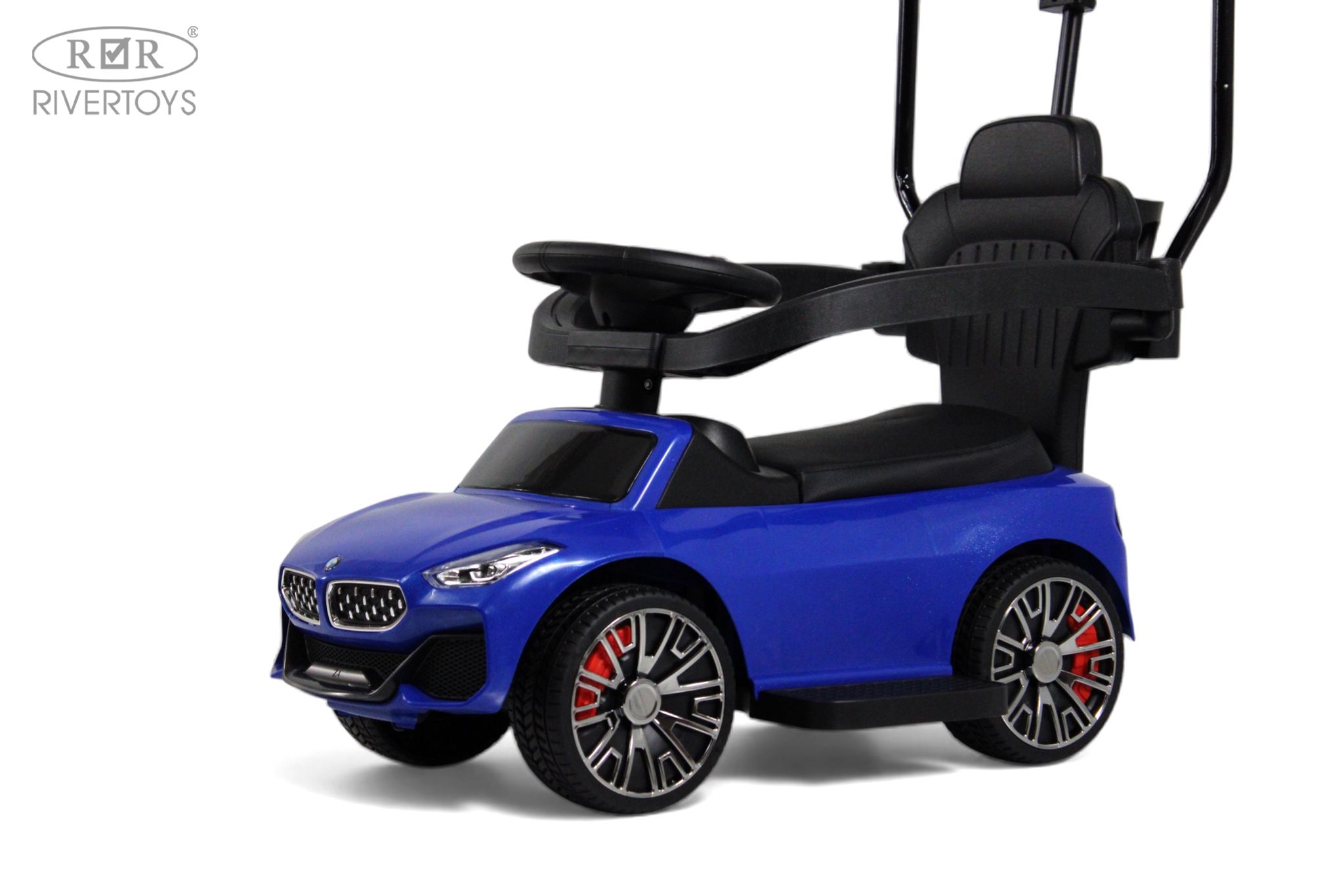 Каталка RIVERTOYS Z005ZZ-BP-BLUE синий - фото 10