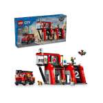 Конструктор LEGO City Пожарная часть с машиной блочный
