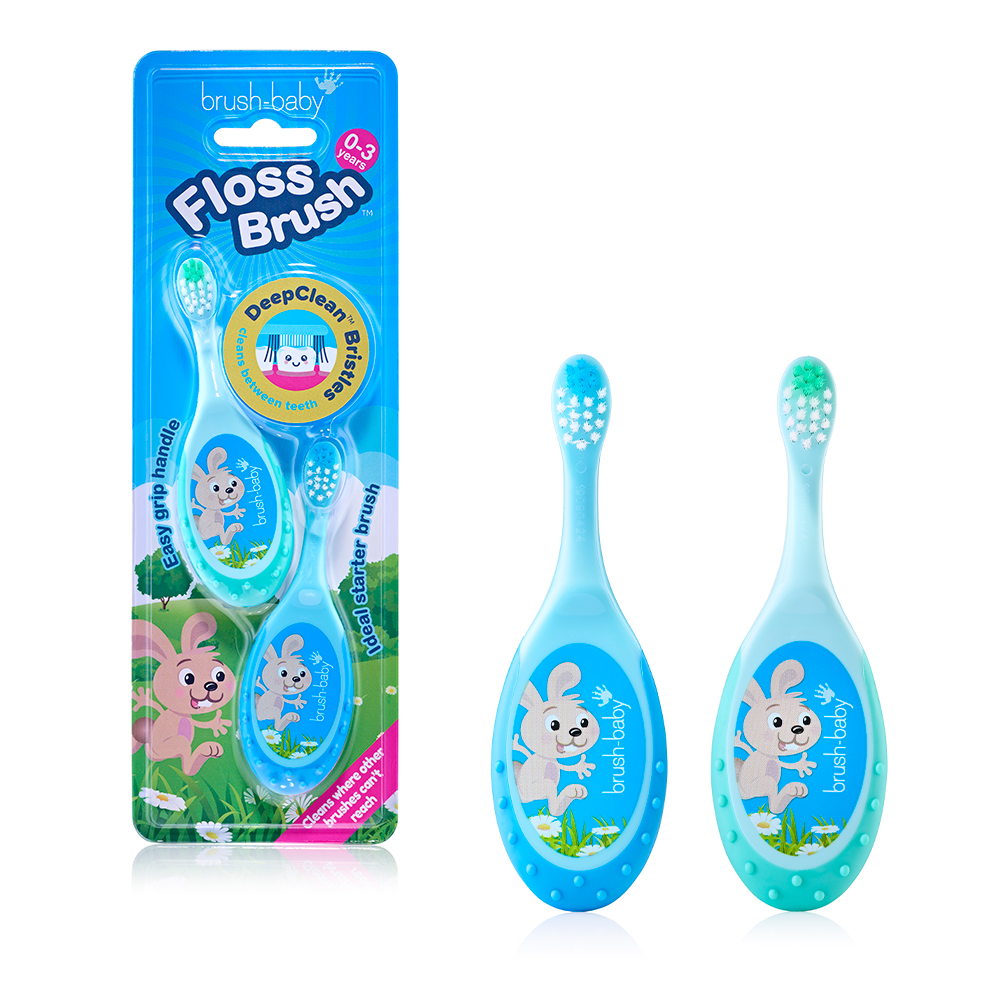 Зубная щетка классическая Brush-Baby от 0 лет 2 шт. - фото 6
