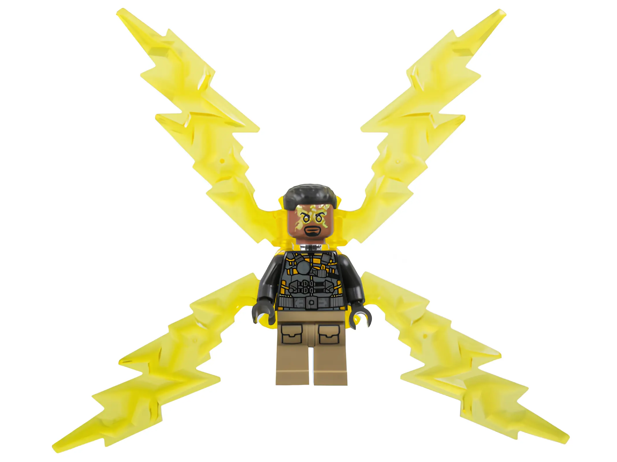 Изображение товара Минифигурка LEGO Super Heroes Electro, 18 деталей, сертификат LEGO Изображение товара Минифигурка LEGO Super Heroes Electro, 18 деталей, сертификат LEGO