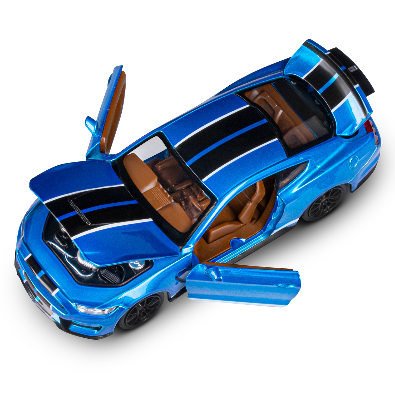 Автомобиль АВТОпанорама Ford Shelby GT350 1:32 JB1251320 - фото 16