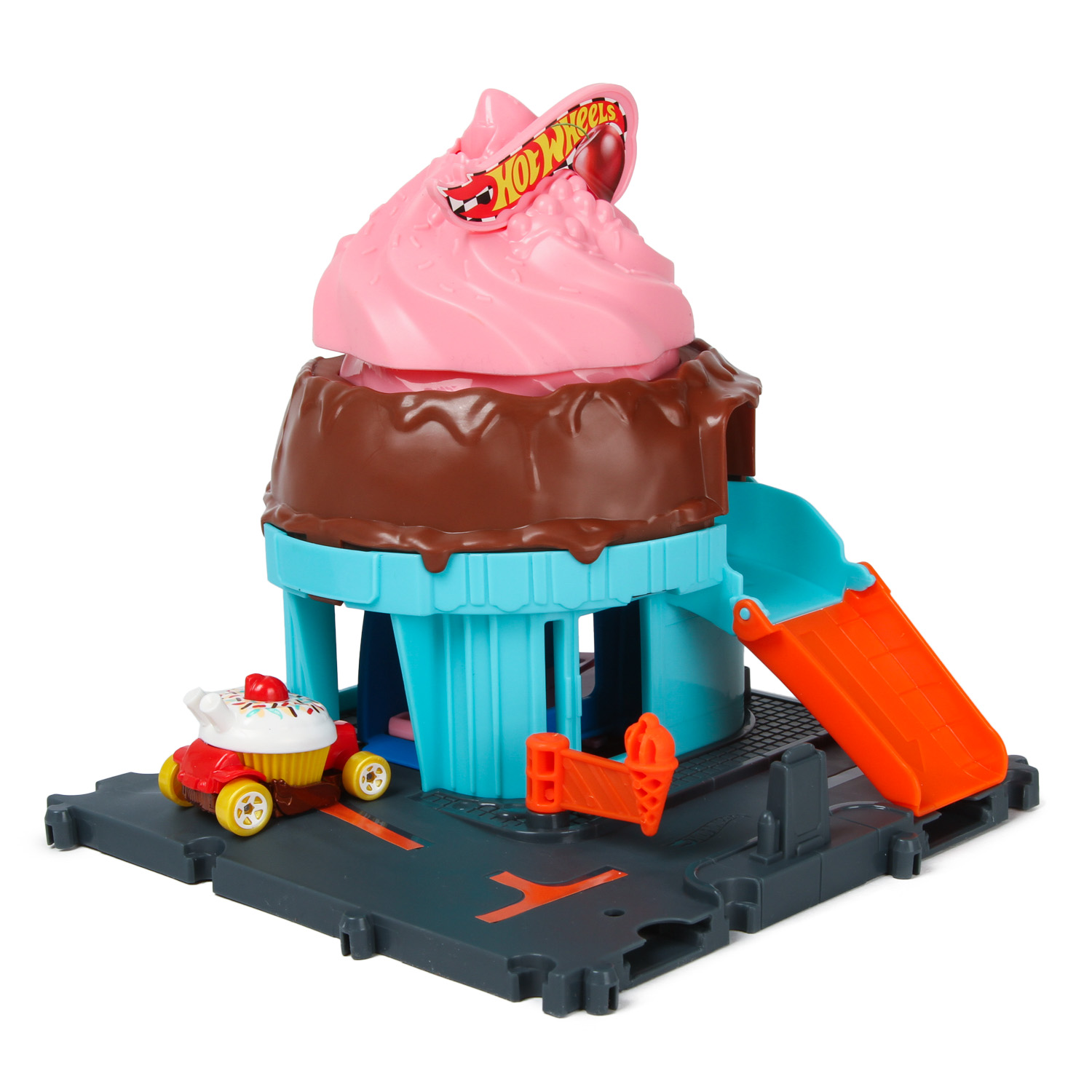 Трек Hot Wheels City Downtown Ice Cream Swir HDR24/HTN77 - фото 3
