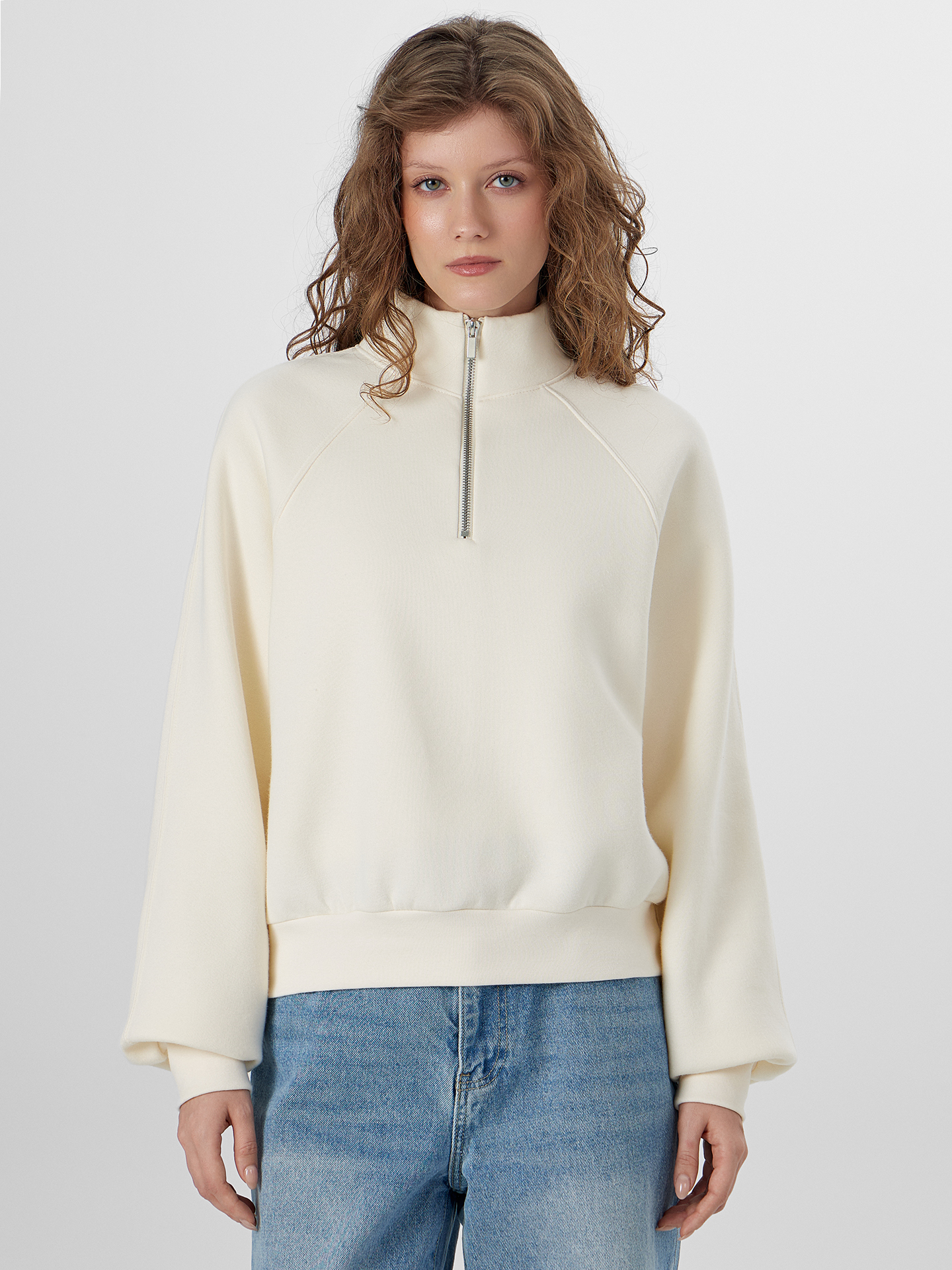 Свитшот Mark Formelle (Марк Формэль) 122738/молочный - фото 1