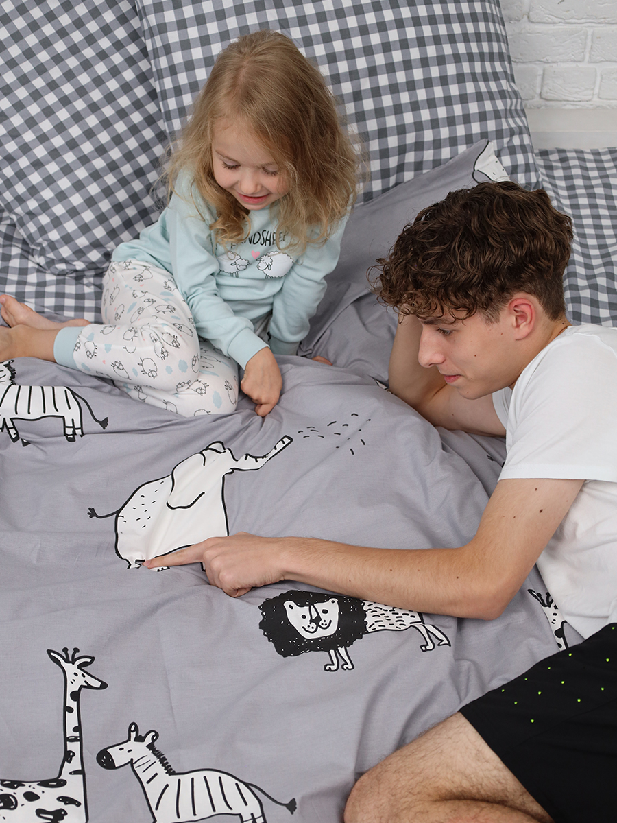 Комплект постельного белья BRAVO kids dreams Мадагаскар полутораспальный 3 предм. - фото 4