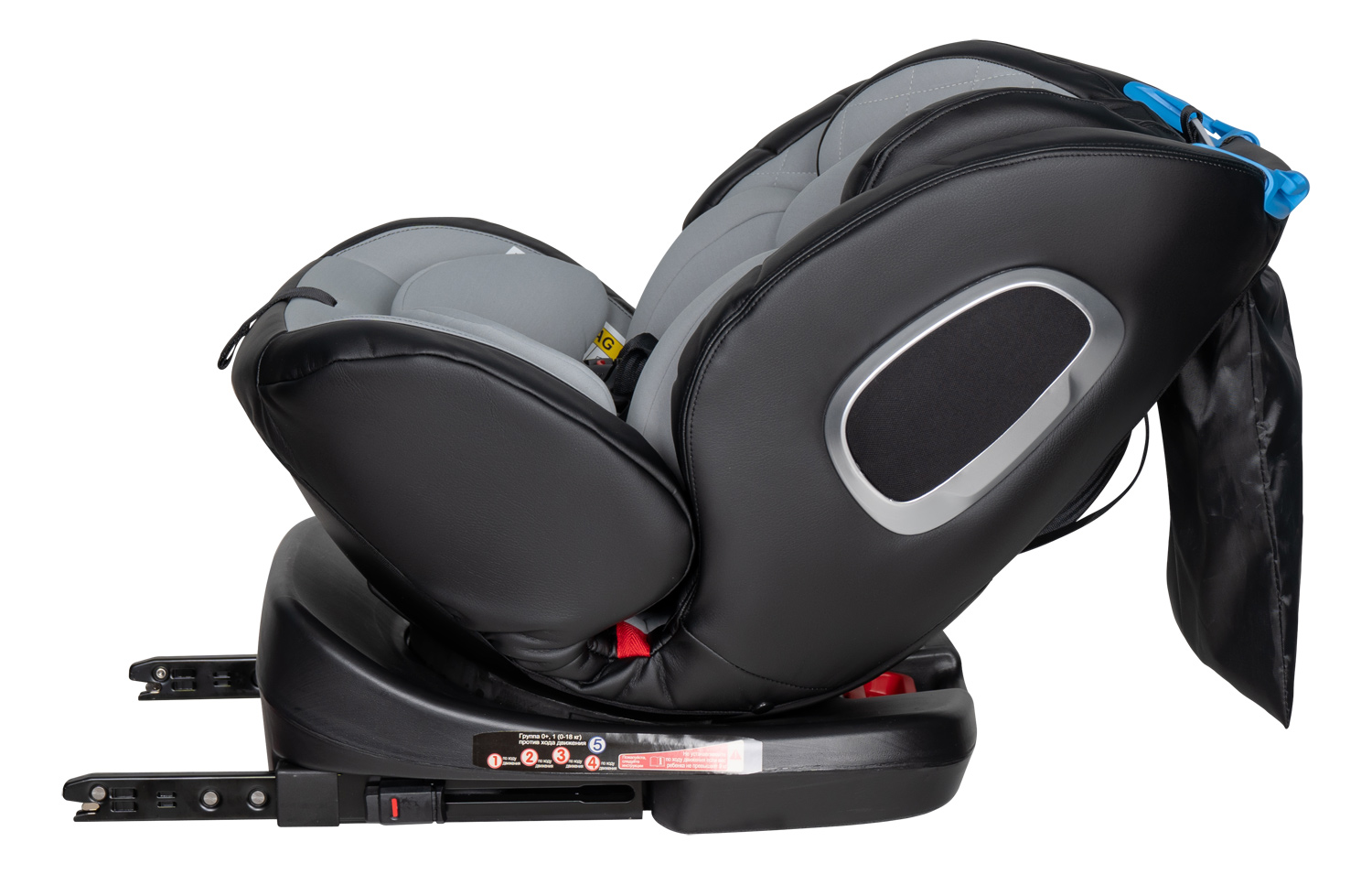 Автокресло Farfello YB102A Isofix 0+/1/2/3 (0-36 кг) серый - фото 11