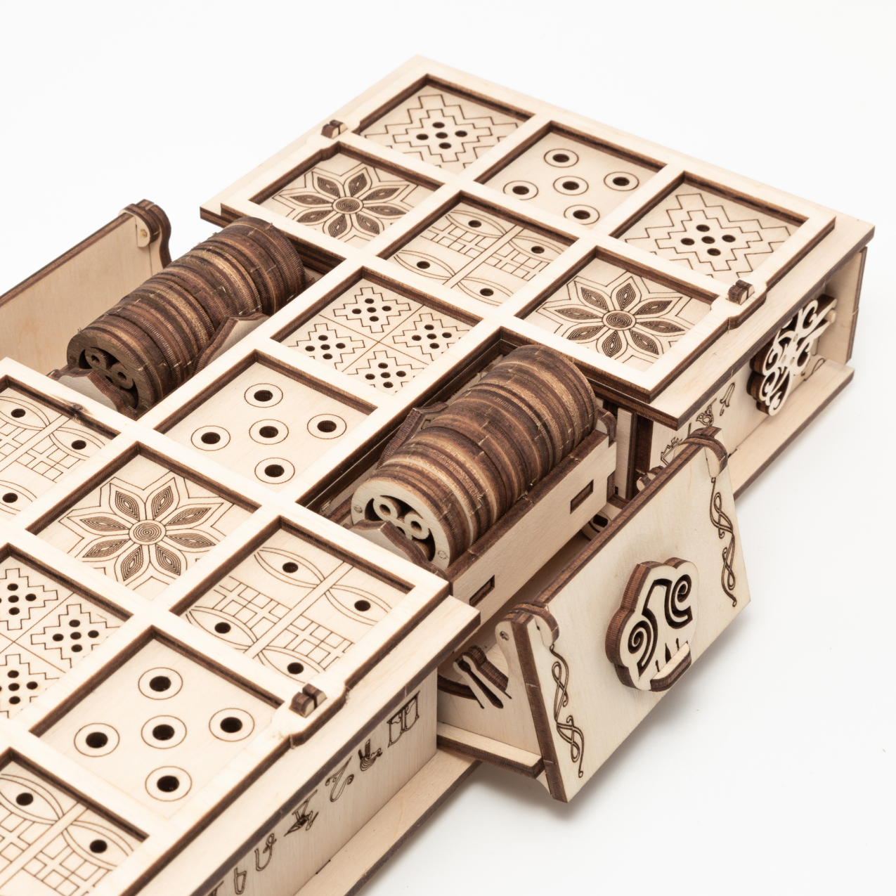Конструктор Eco Wood Art Gameset Ур и Сенет деревянный 237 дет. - фото 8