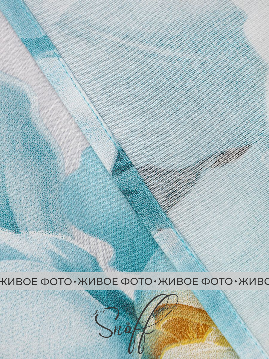 Комплект постельного белья для SNOFF Кьяра сатин полутораспальный 4 предм. - фото 7