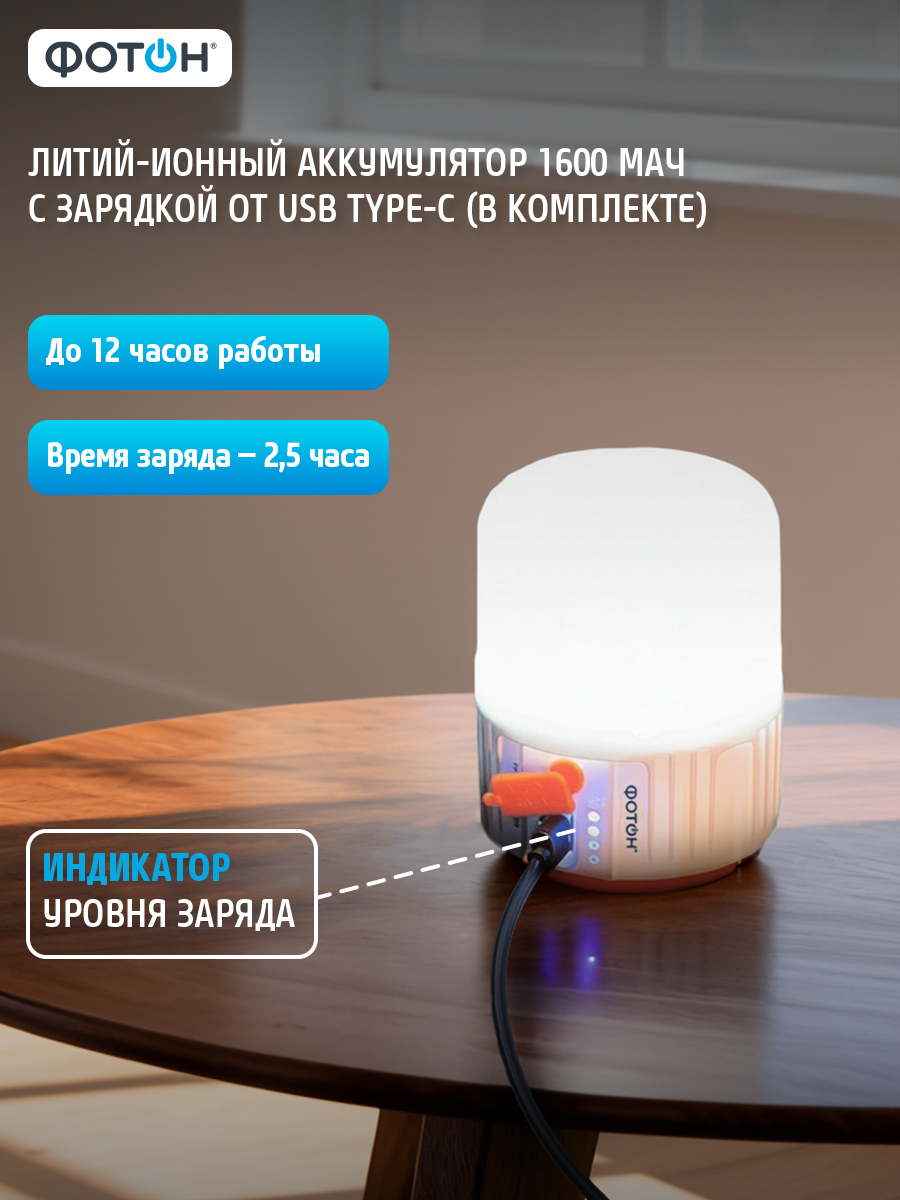 Фонарь кемпинговый Фотoн CA-650 - фото 3