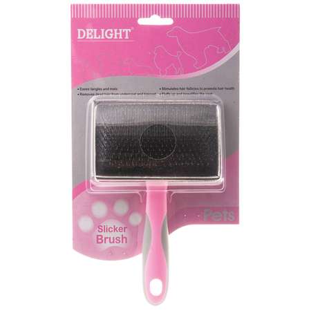 Пуходёрка для собак DeLIGHT Rose длиннозубый корд 368222XLR