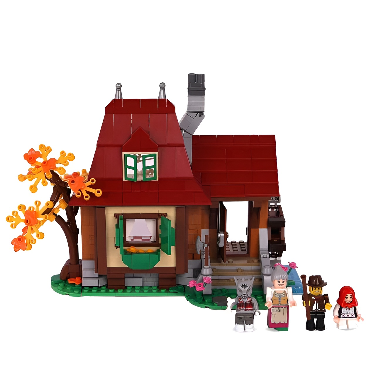 Конструктор brick labs Красная шапочка из мини-блоков 741 дет. - фото 1