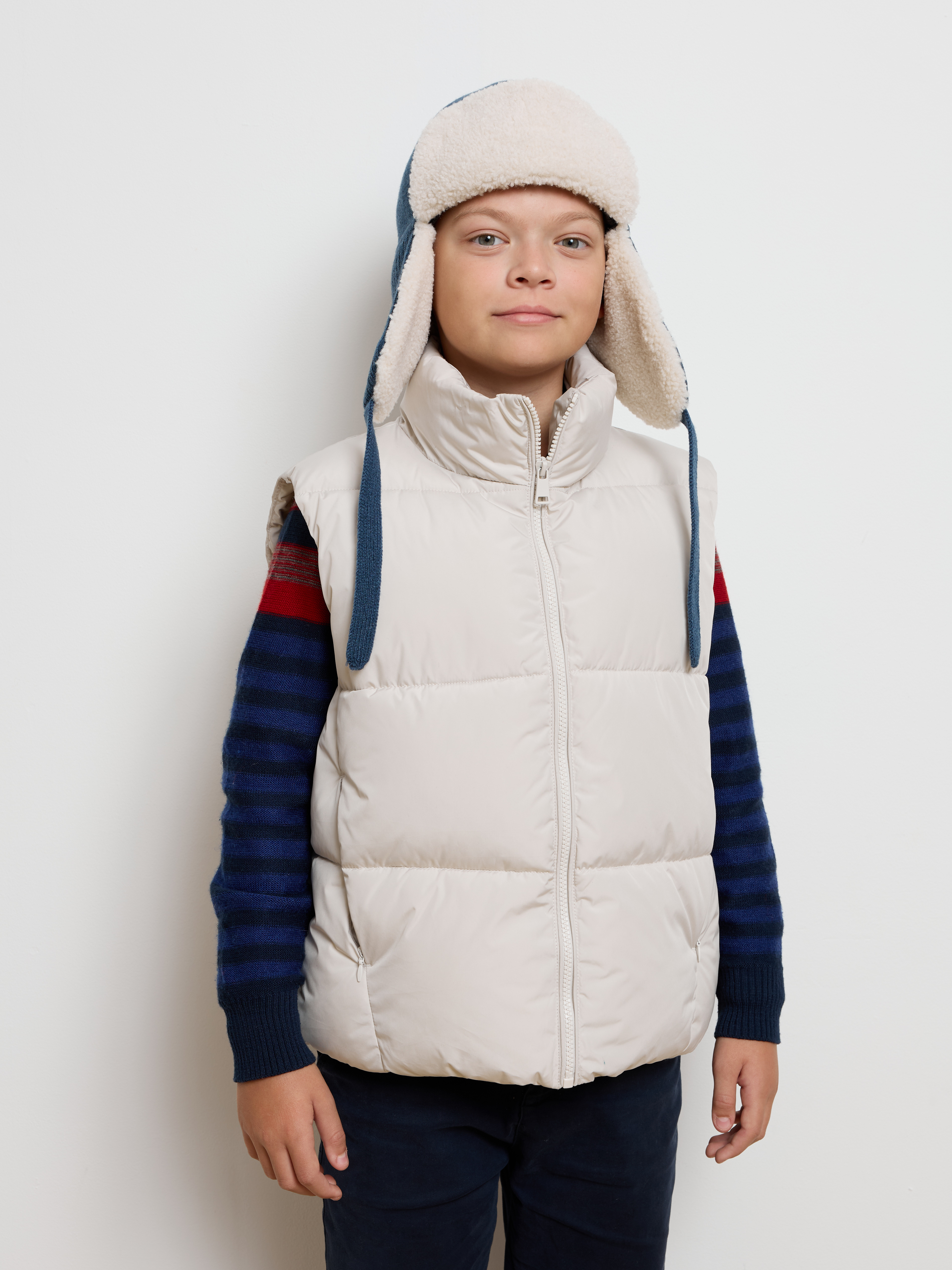 Шапка-ушанка Starkoff Kids Д500928/15 - фото 3