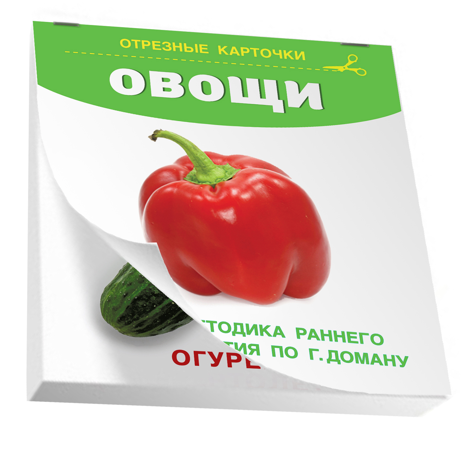 Книга карточки для малышей Овощи - фото 6