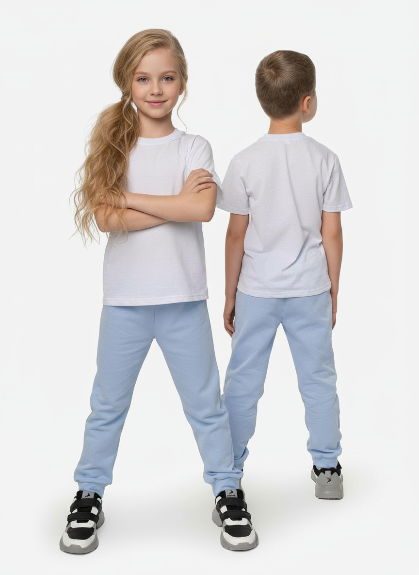 Брюки Утенок 455/1 голубой - фото 4