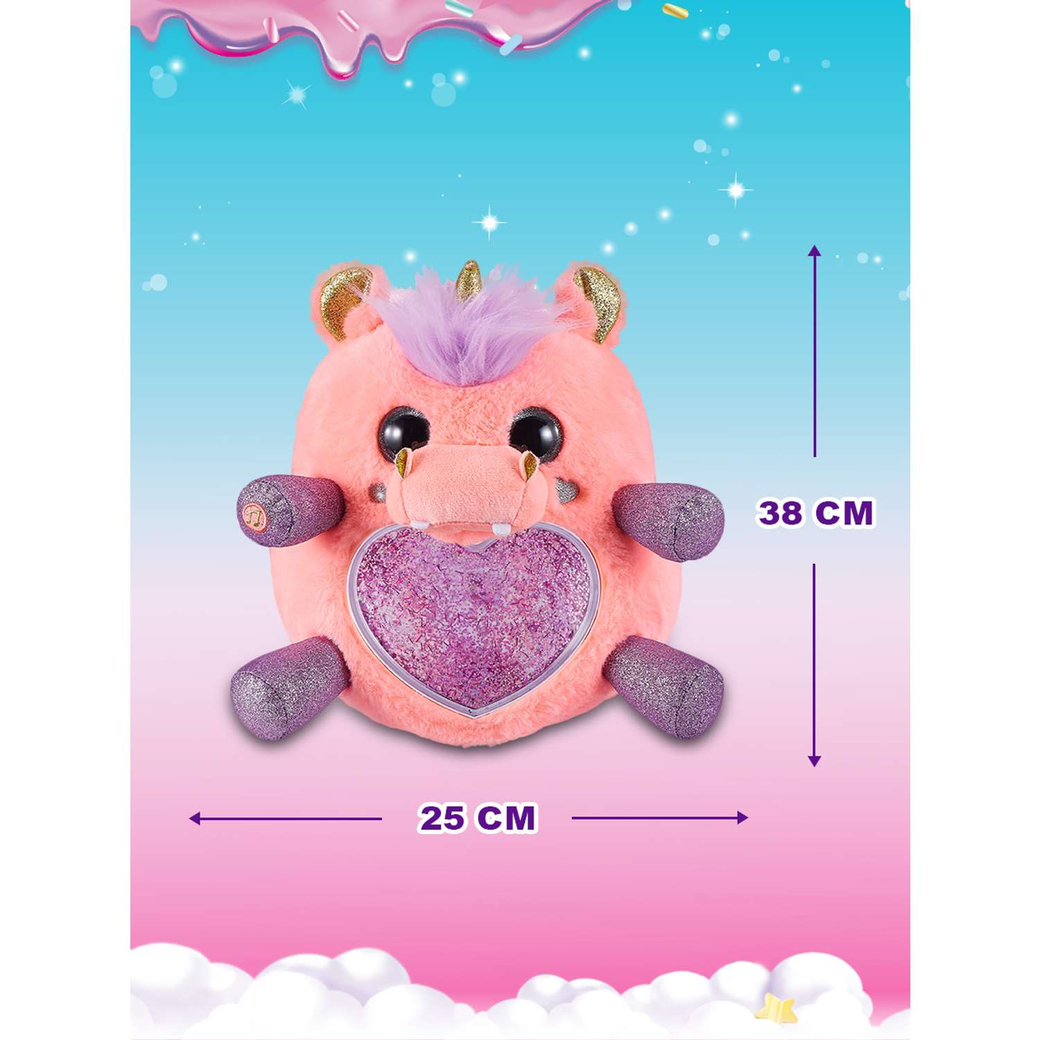 Игрушка мягкая Zuru Rainbocorns - фото 4