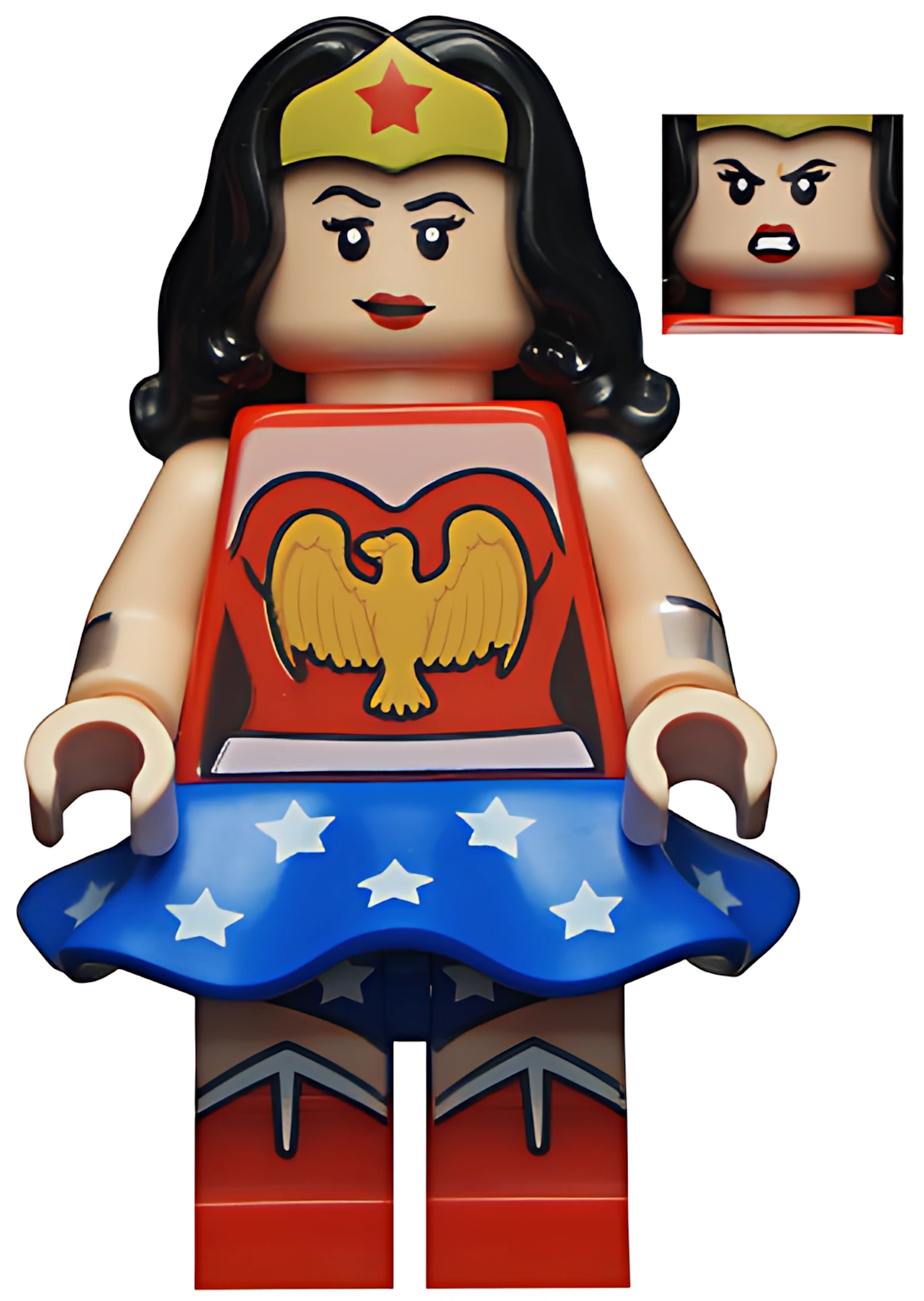 Изображение товара Коллекционная минифигурка LEGO Wonder Woman DC 71026 с двухсторонним лицом