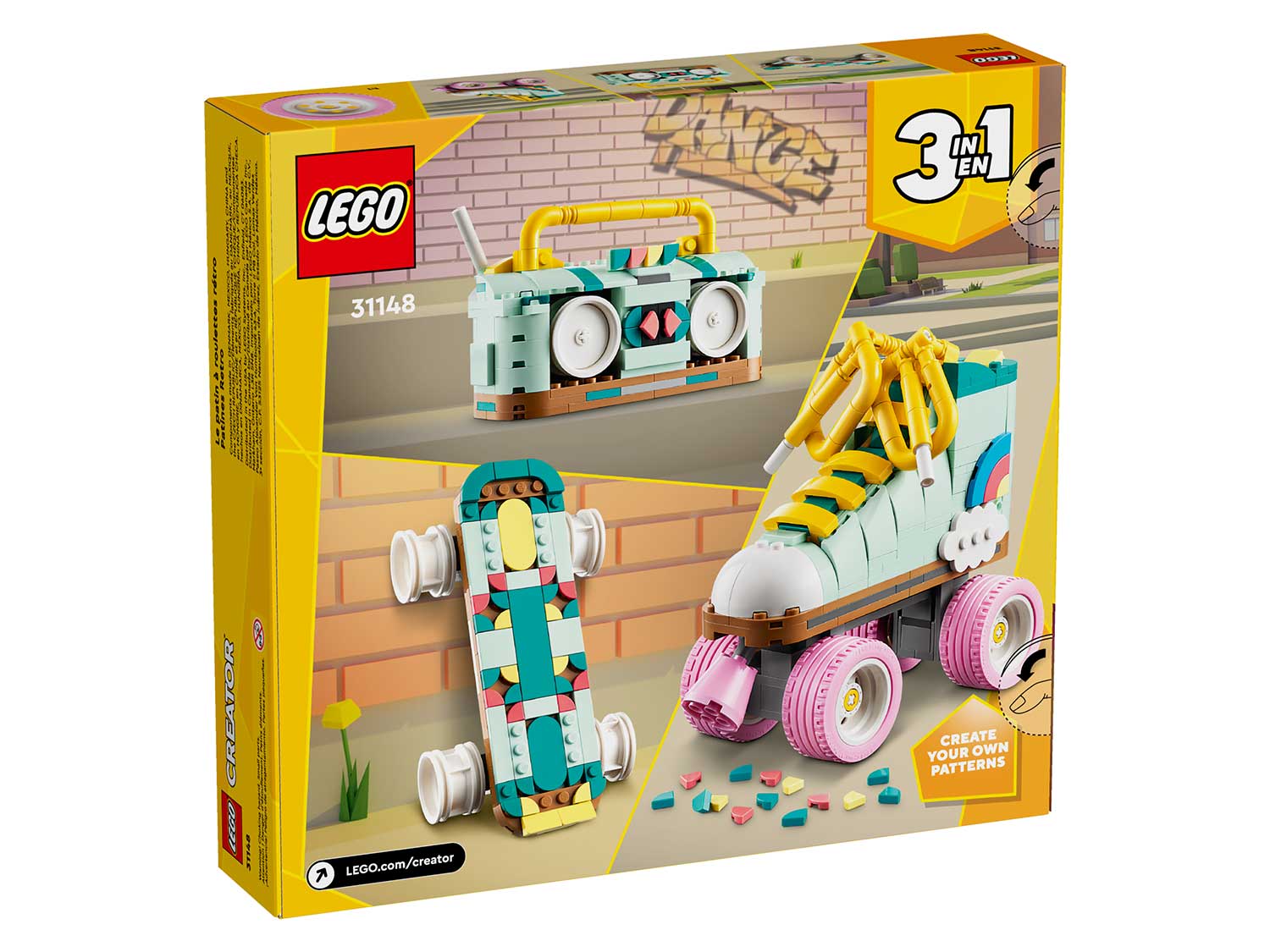 Конструктор LEGO Creator Ретро роликовые коньки 342 дет. - фото 9
