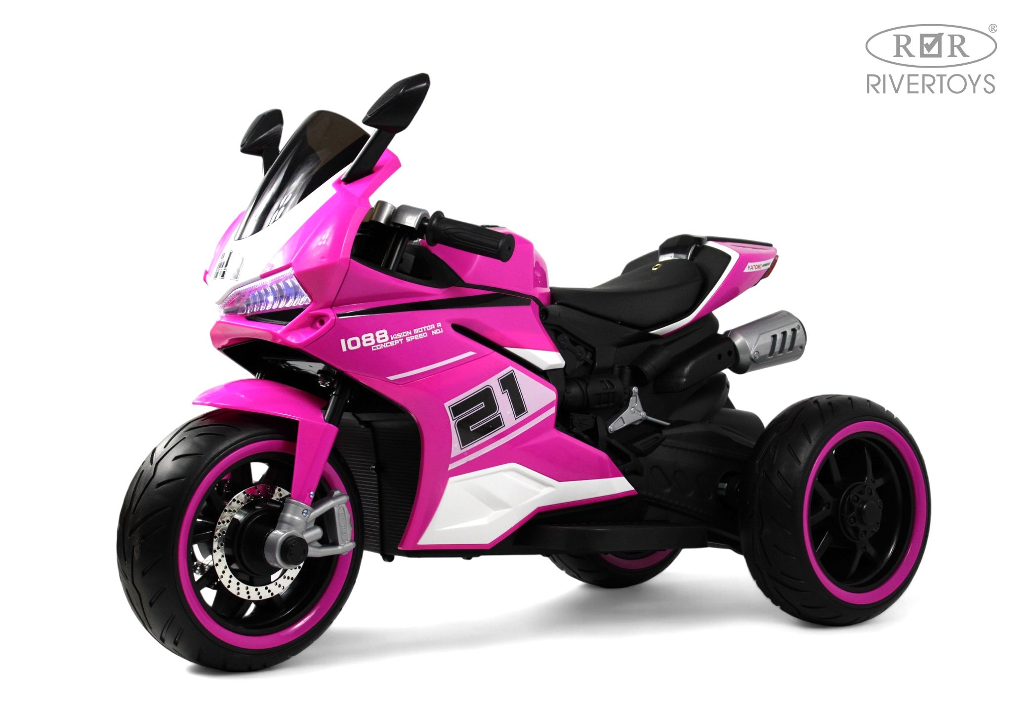 Электромобиль RIVERTOYS C005MC-PINK - фото 1