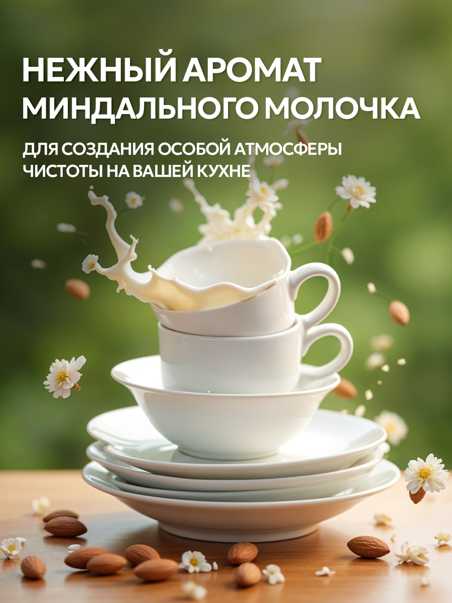 Средство для мытья посуды SEPTIVIT Миндальное молочко 5л - фото 9