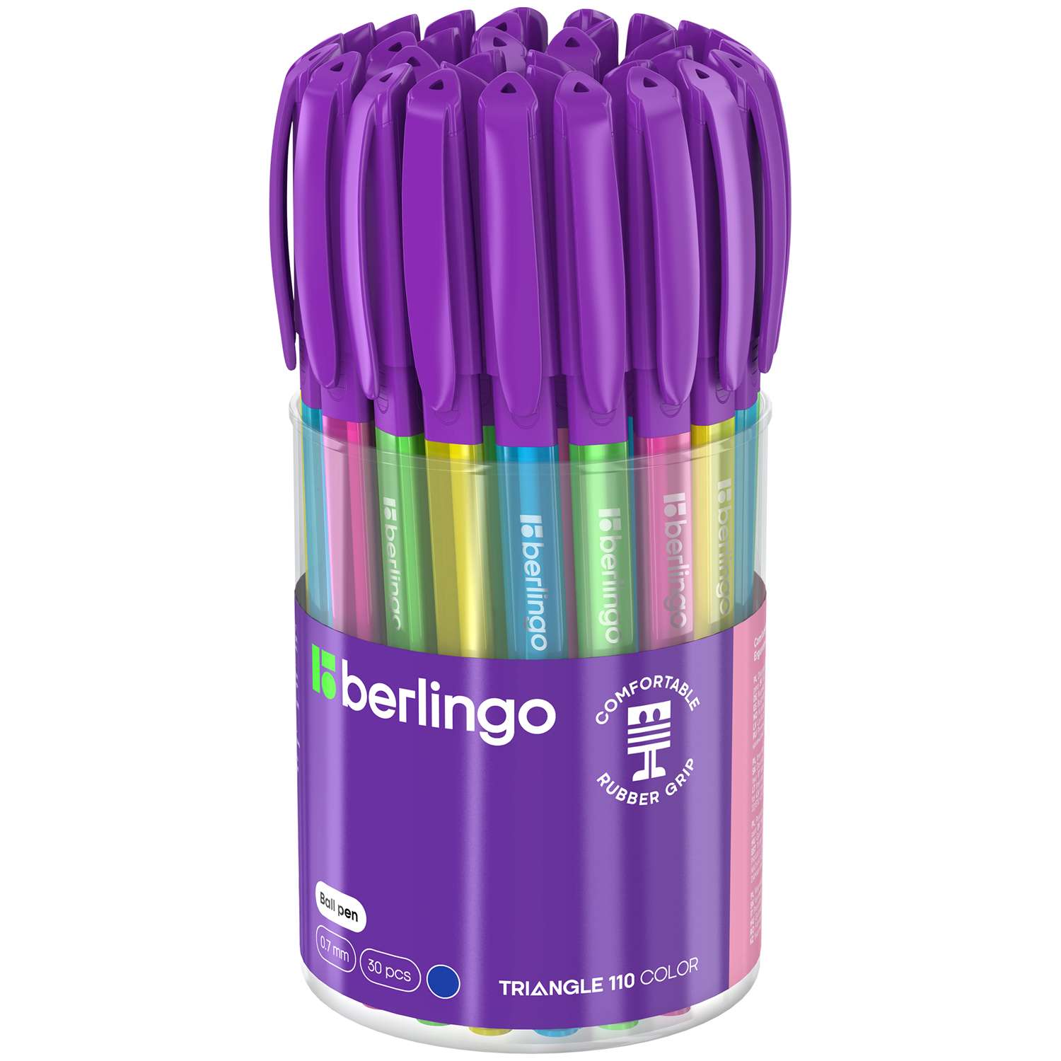 Ручка шариковая BERLINGO 1 шт. в ассортименте - фото 3